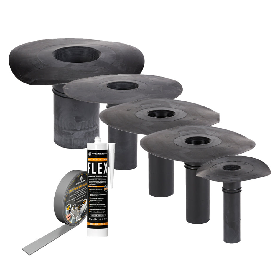 EPDM Klebe-Gully / Klebe-Gully Sets